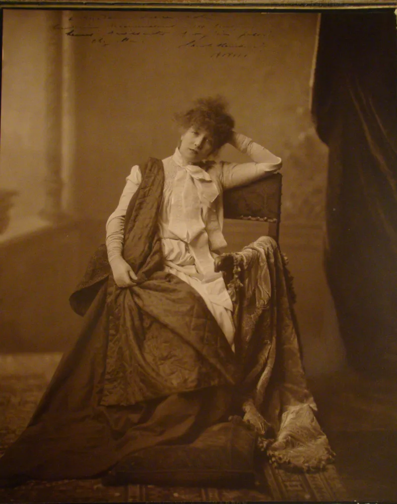 Image d'archive Sara Bernhardt