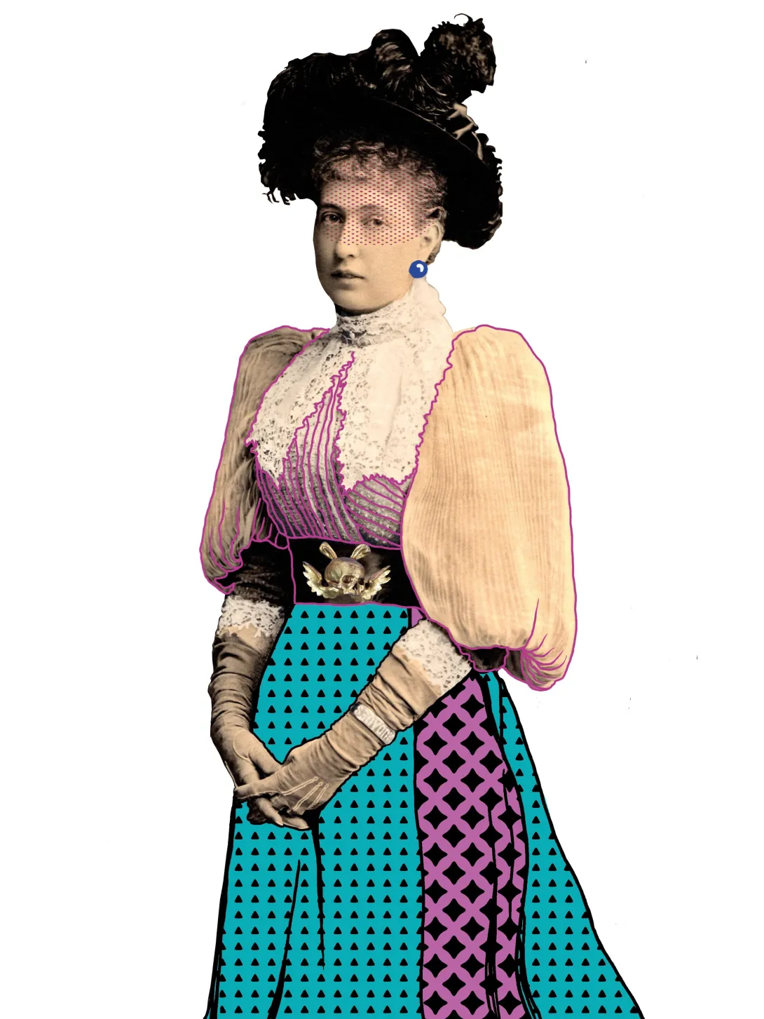 Image d'archive détournéee Alice Heine Monaco