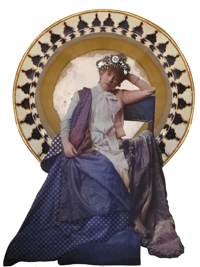 Image détournée de Sarah Bernhardt